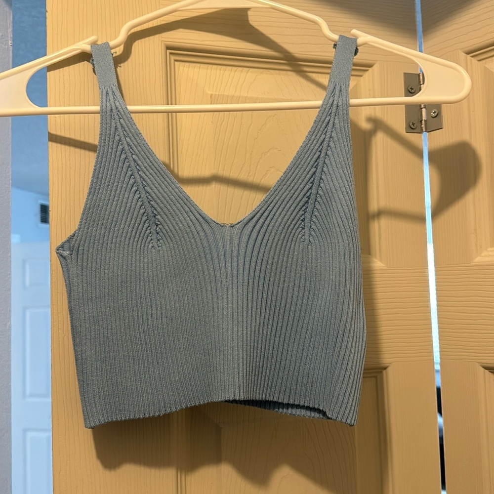 Blue tank top